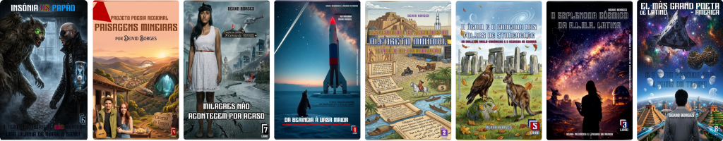 Portadas de libros en una fila, mostrando títulos de diferentes géneros y autores.